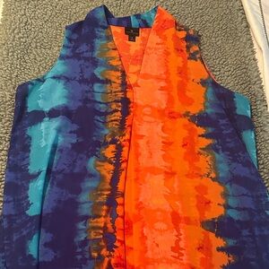 Worthington Tie-Dye Blouse